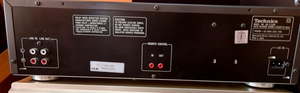 Cassette Deck Technics RS-T330R - 4