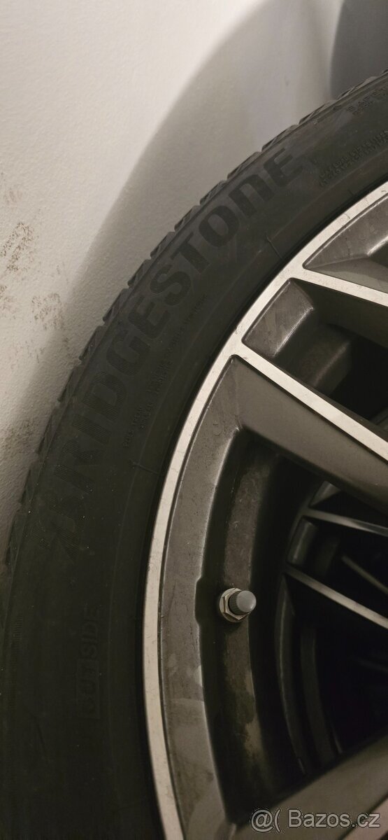 Alu alu kola 5x112 r18 letni sada 255/45/18 - 4