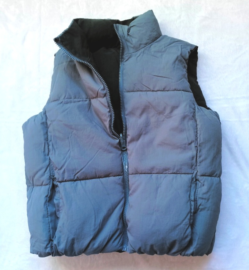 NOVÁ OBOUSTRANNÁ VESTA-8-10 let, 134/140 cm - 4