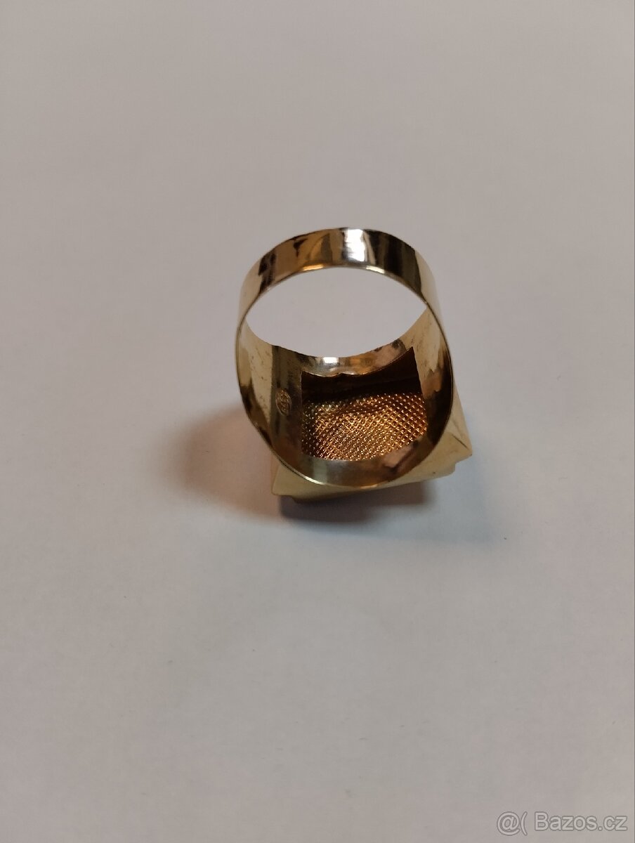 Zlatý pánský prsten - 4