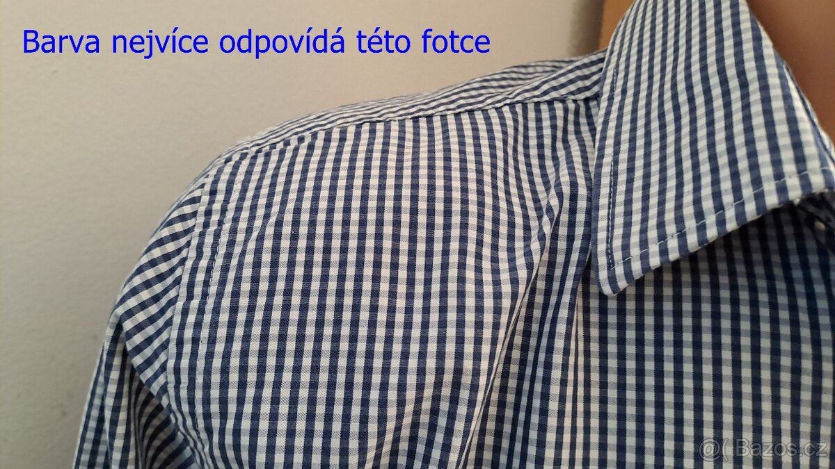 Pánská kostičkovaná košile M. Nørgaard/M/2x57cm - 4