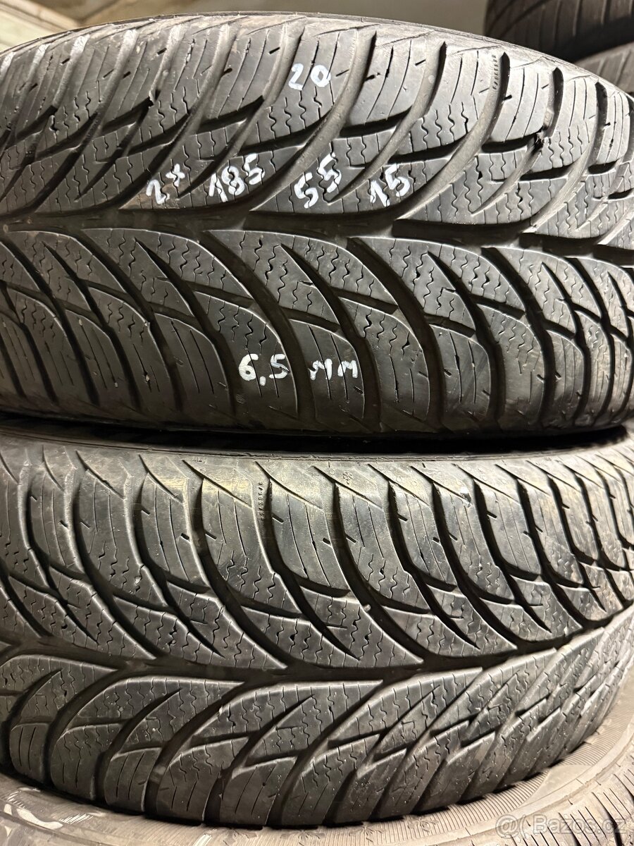 2x zimní (celoroční) pneu r15 185/55/15 - 4