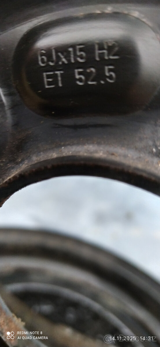 Ford Focus 2 sada plechových disků 15 " - 4