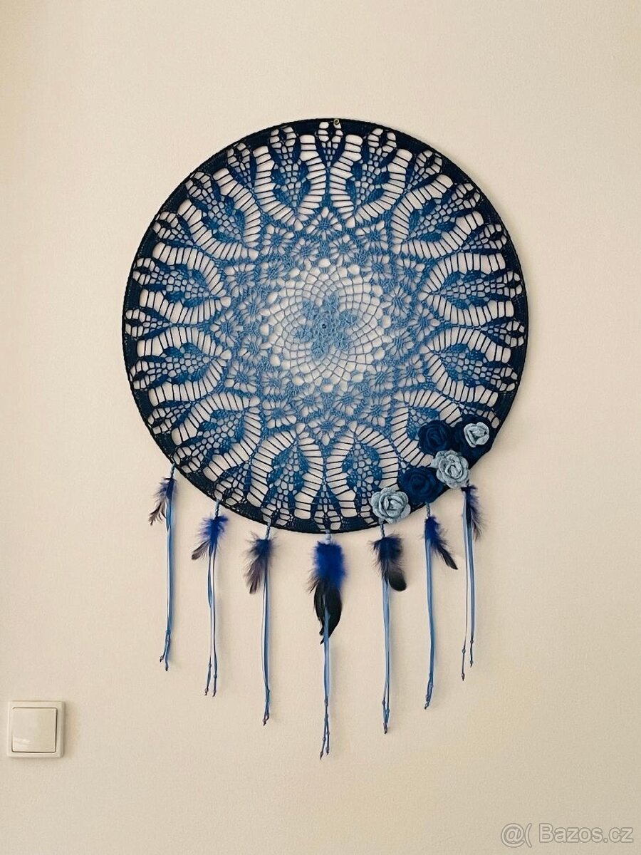 Velká mandala, lapač snů, dekorace na stěnu - 4