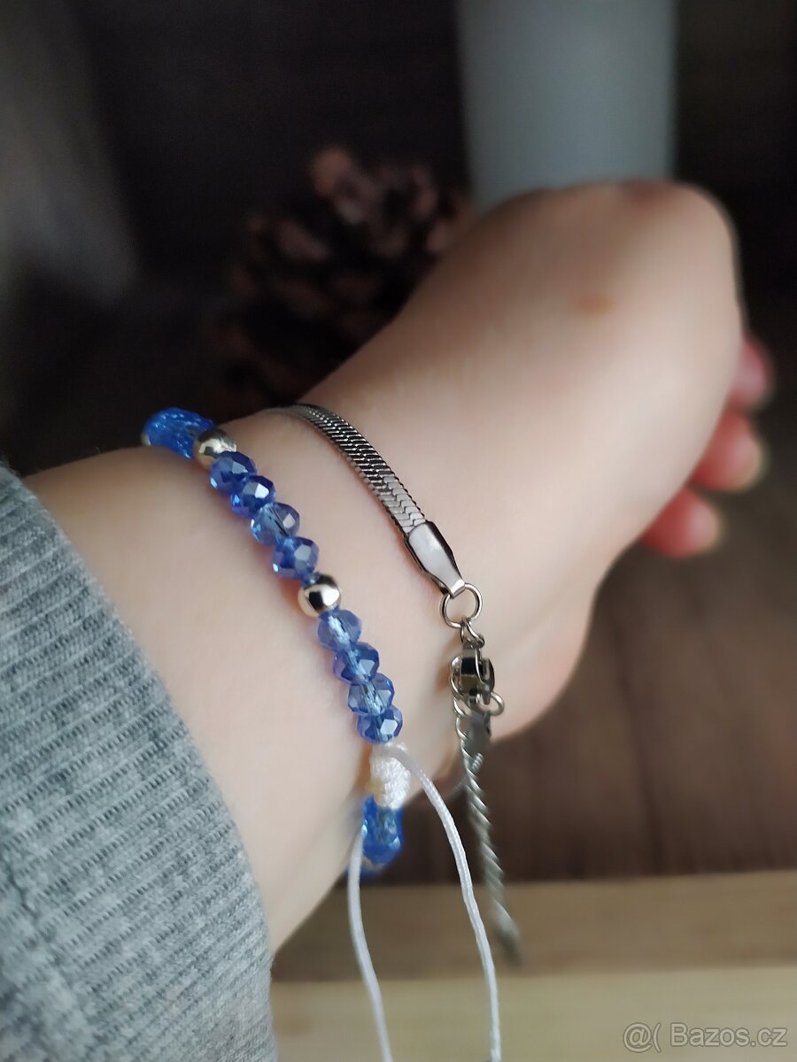 Set náramků hadí ocel - 4