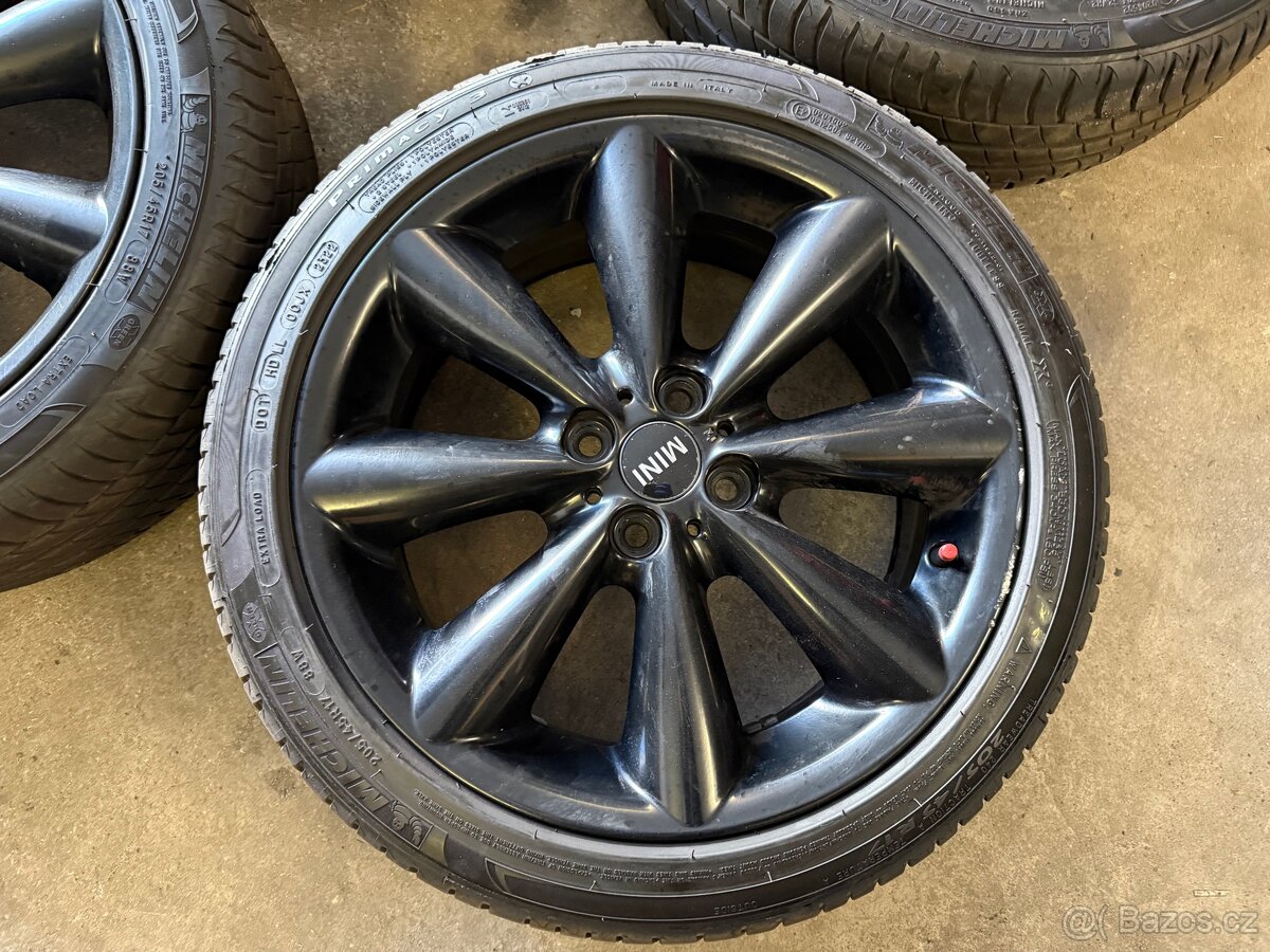 Originální alu kola Mini Cooper S 4x100 R17 - Michelin 7 mm - 4