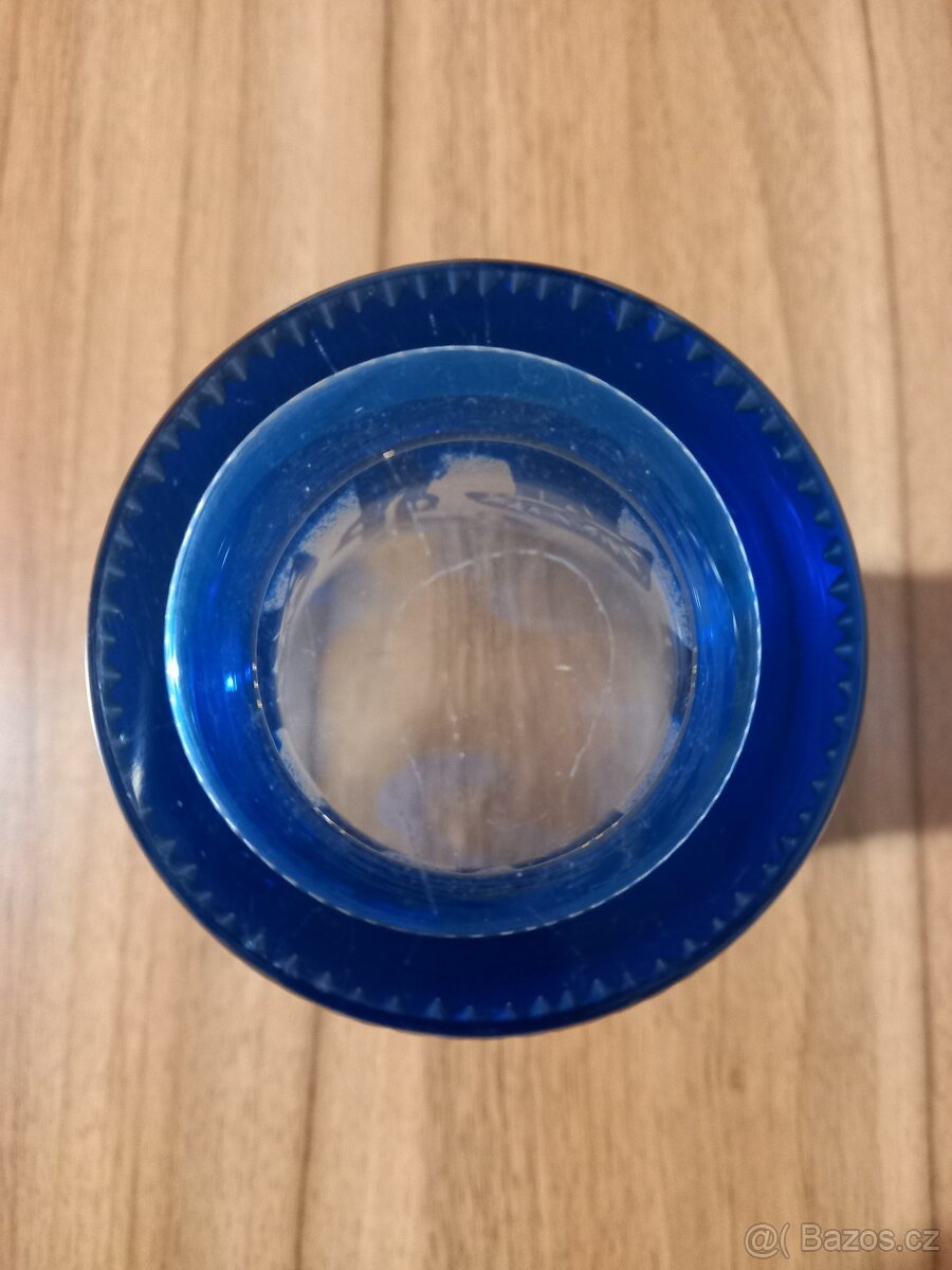 Váza - kobaltové sklo - 4
