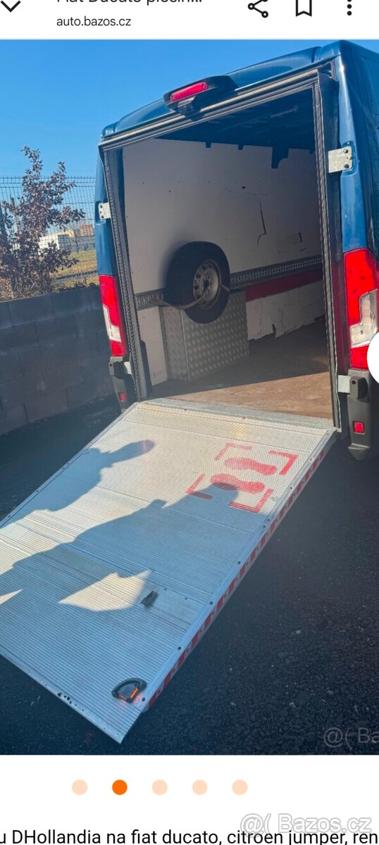 Hydraulické, hydraulická Plošina/ čelo - 4