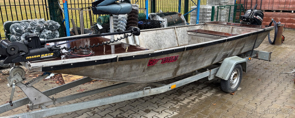 Nerezová rybářská loď 5x1,6 - 4