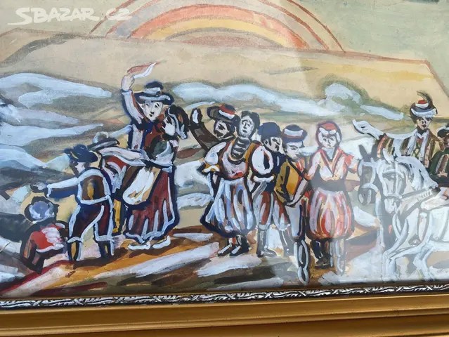 Stary obraz kde domov muj - 4