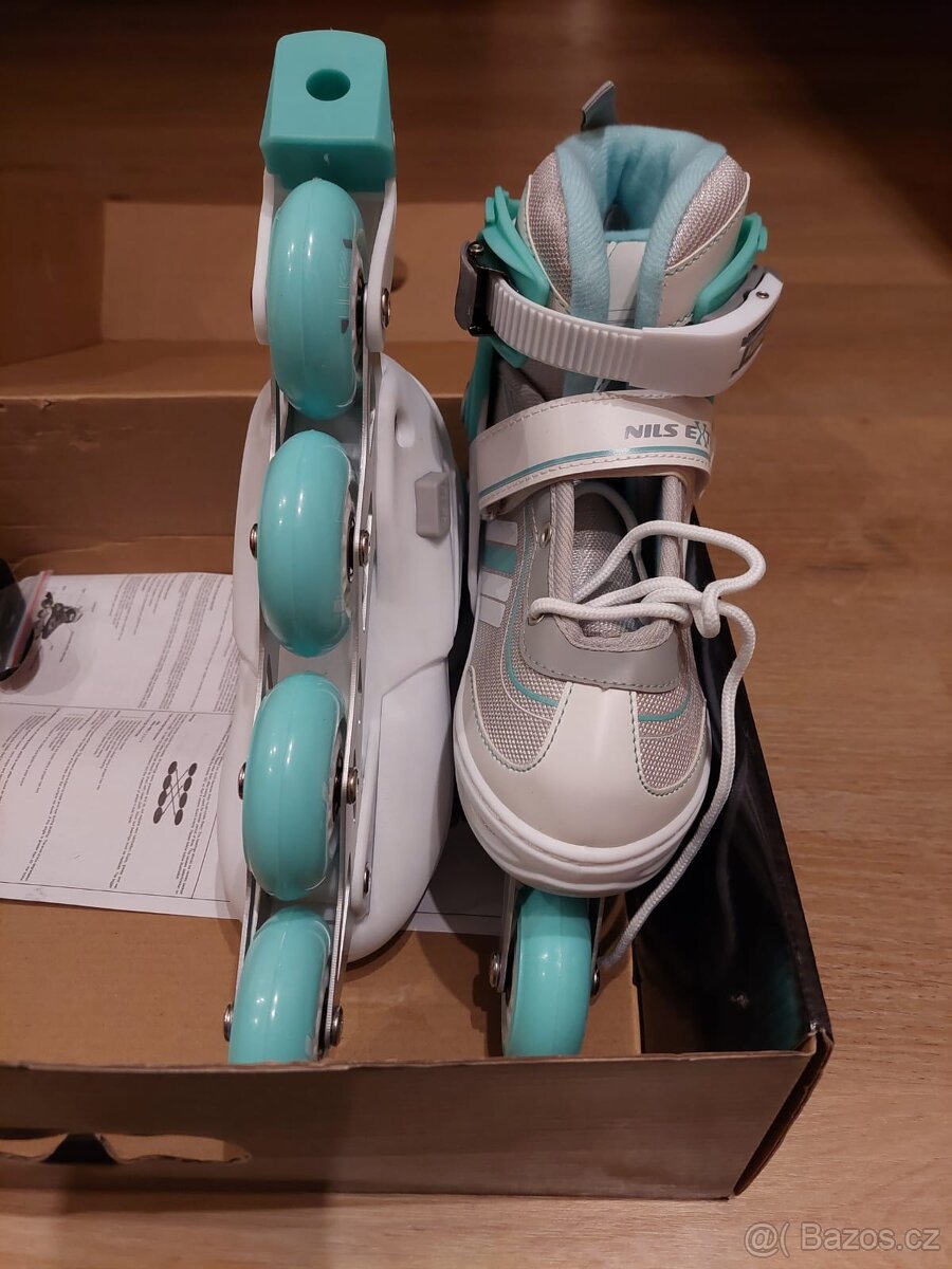 Dětské kolečkové brusle, vel. 34-38 - 4