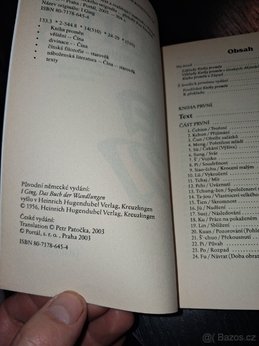 I-ťing - Kniha proměn - 4