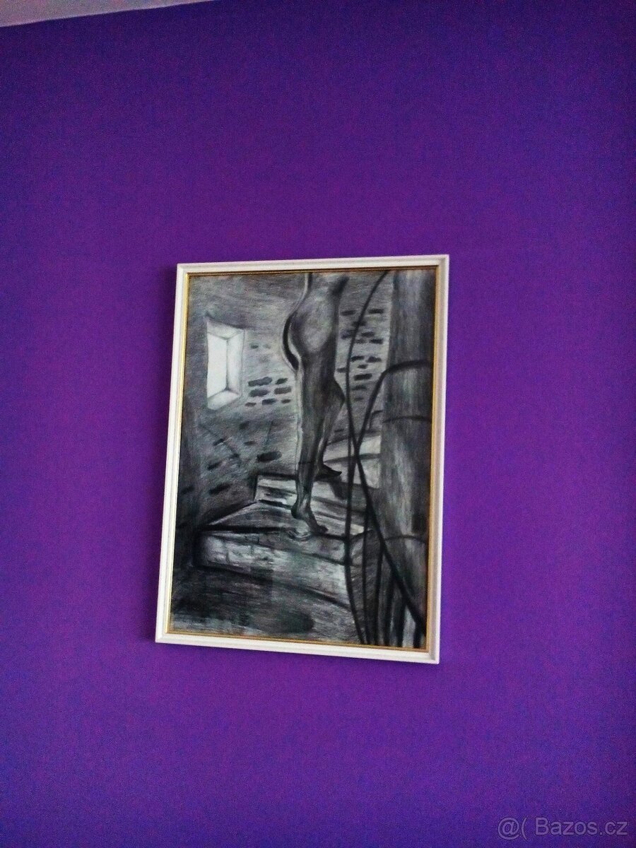 Obrázek - dívka , schody na věž - 4