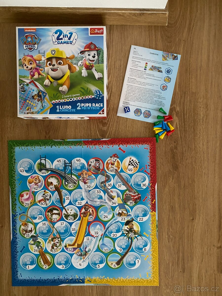 Trefl Společenská hra Paw Patrol 2v 1 - 4