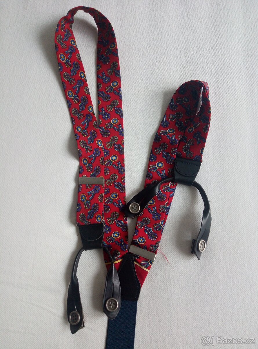 Pánská šála 2 kusy, Luxusní šle, Čepice STREET 95 - 4