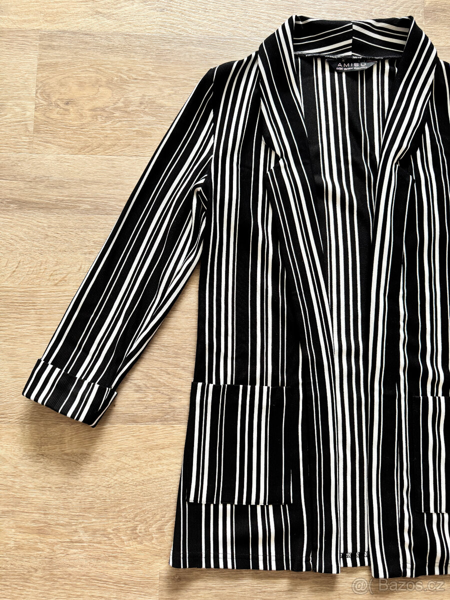 Černo-bílé sako - 4