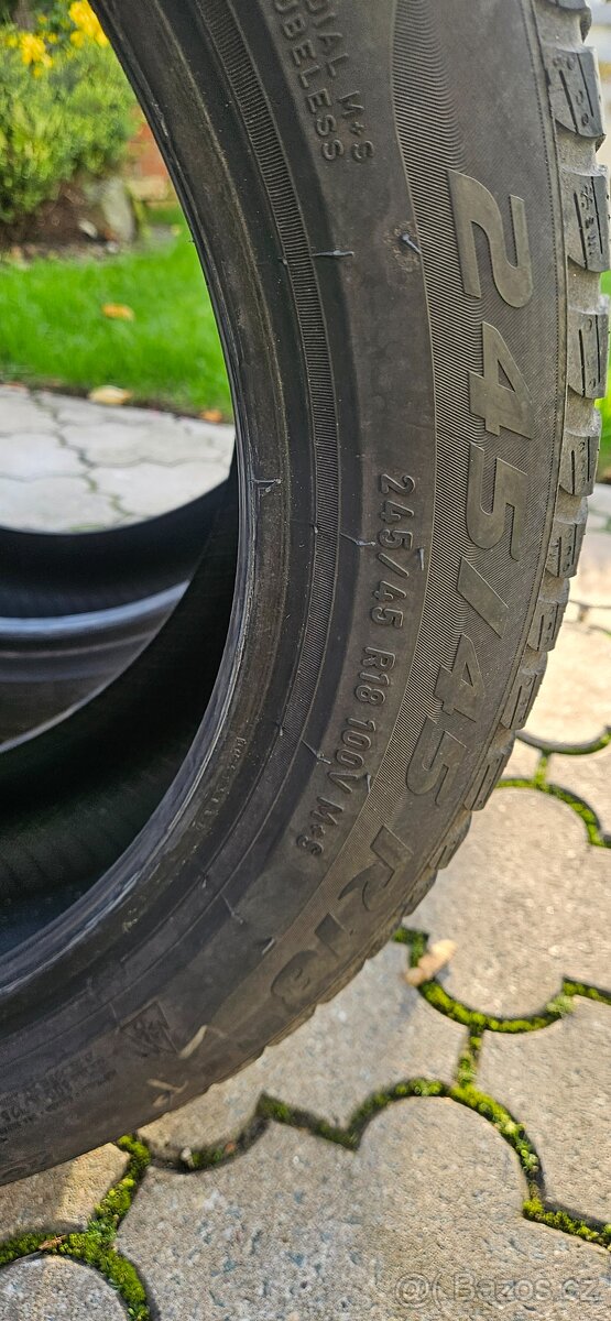 Zimní pneu Pirelli 275/40 R18, 245/45 R18 runflat - 4