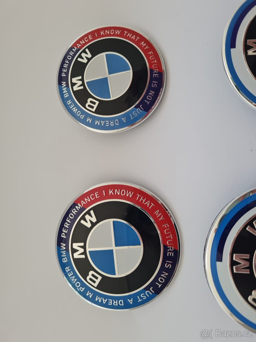 Predný znak na kapotu a zadný znak na kufor pre BMW - 4