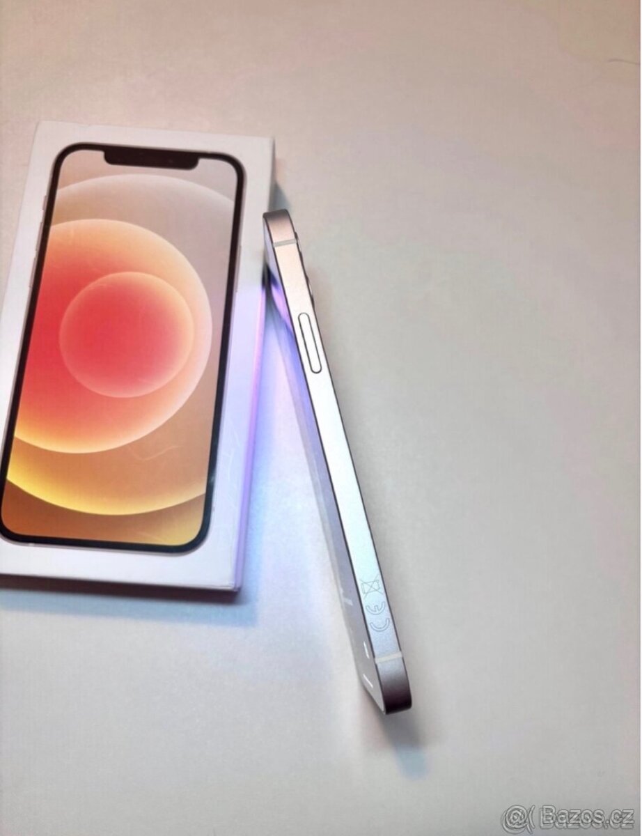iPhone 12 64gb bílý, TOP STAV, 89% baterie - 4