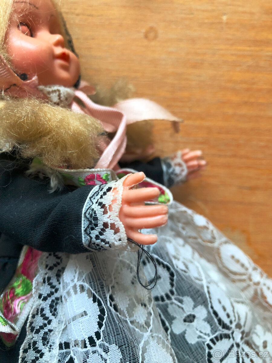 Mrkací panenky staré, 22-23 cm - 4