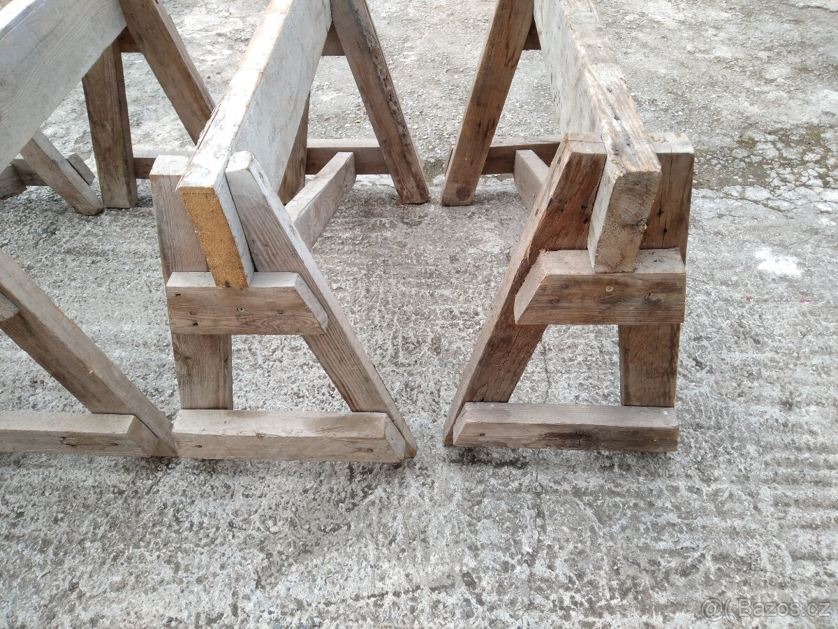 Dřevěné stavební kozy - 4