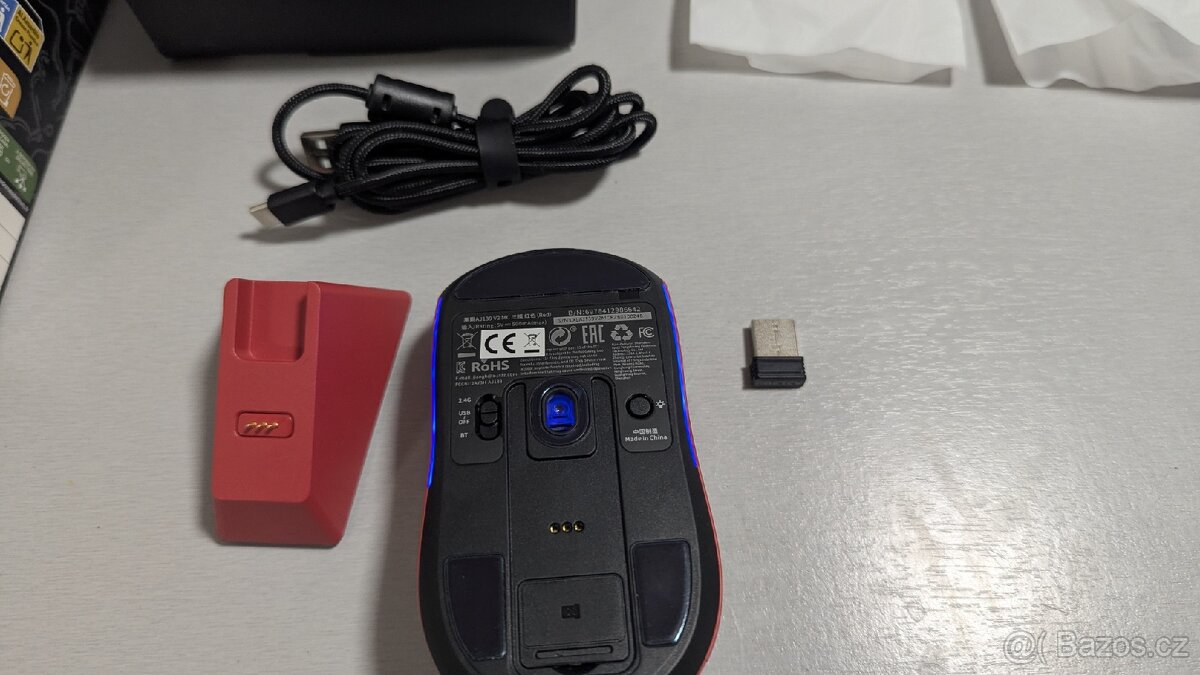 Bezdrátová herní myš Ajazz AJ139 V2 MC - 4