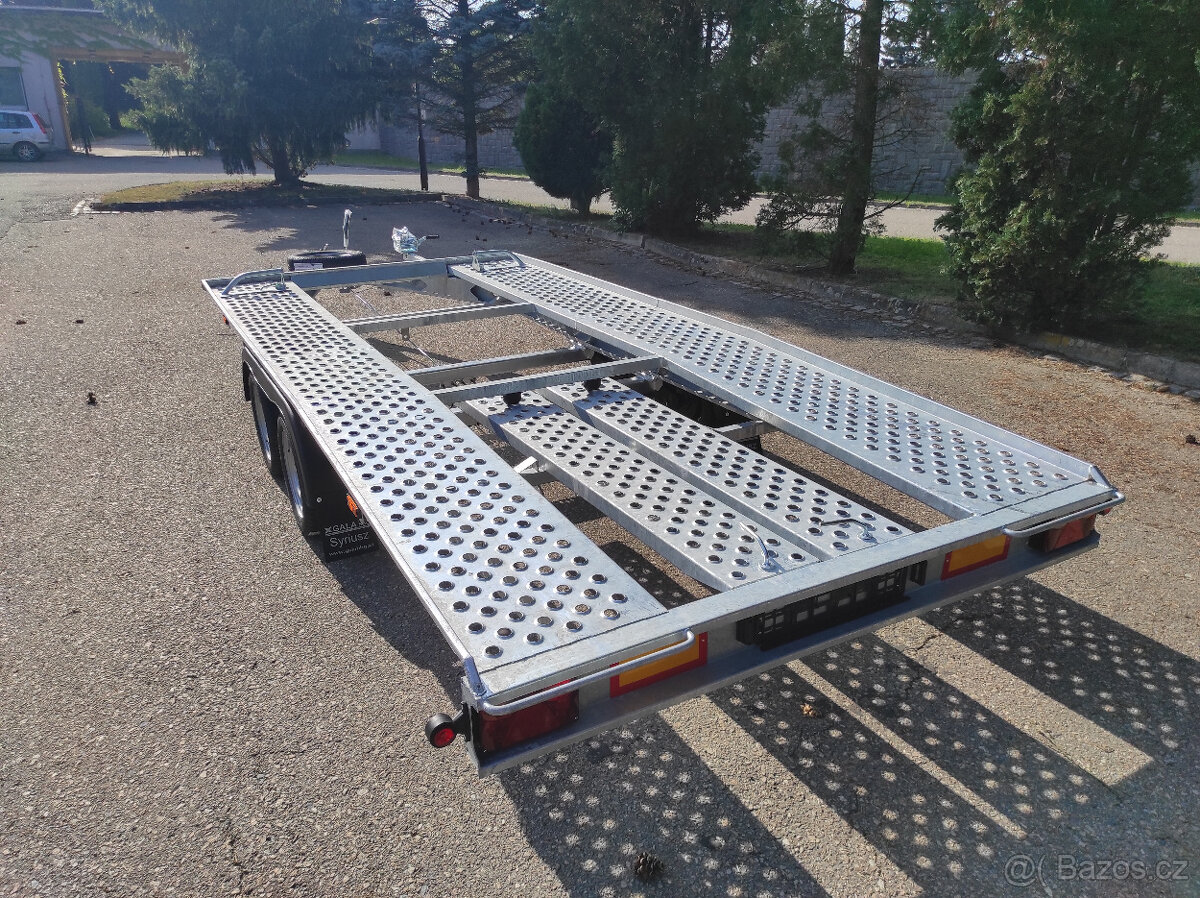 Snížený vlek na auta, 450x210cm, 2700/510kg, možno VDI2700