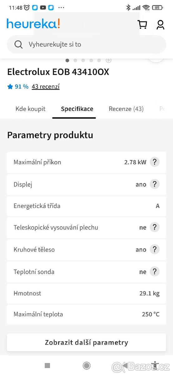 vestavná trouba Electrolux, IKEA. - 4