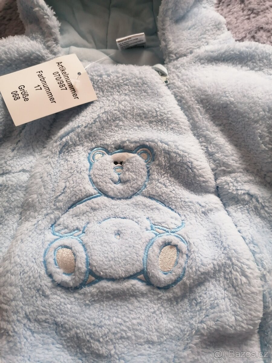 Krásná zimní chlupatková kombinéza - nová - 4