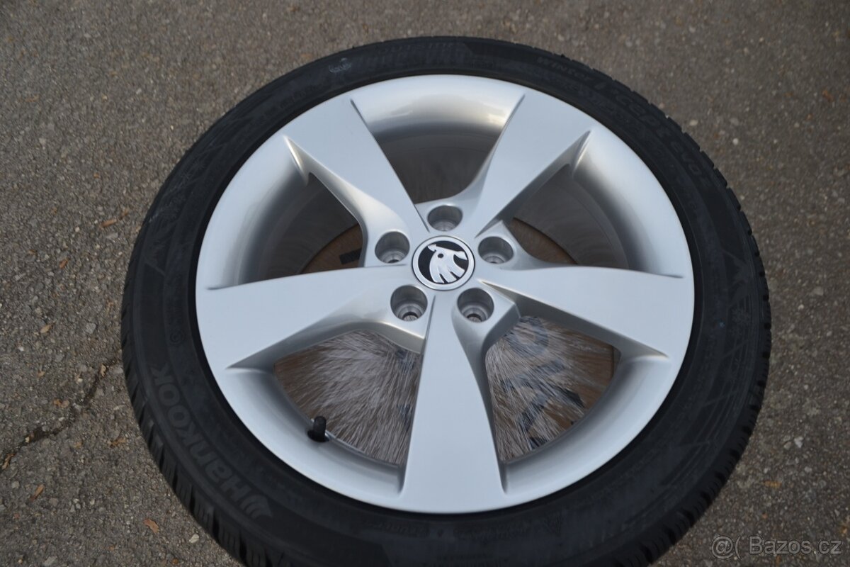 Š.Rapid/ Fabia 3- NOVÝ zimní ALU komplet– 215/45R16. - 4