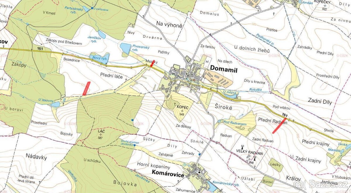 Zemědělská půda, prodej, Domamil, Třebíč - 4