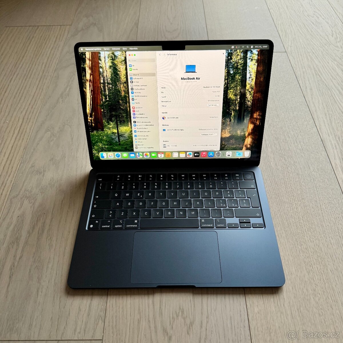 NOVÝ APPLE MACBOOK AIR 13.6” M3/512GB/16GB/BATERIE 100% - 4