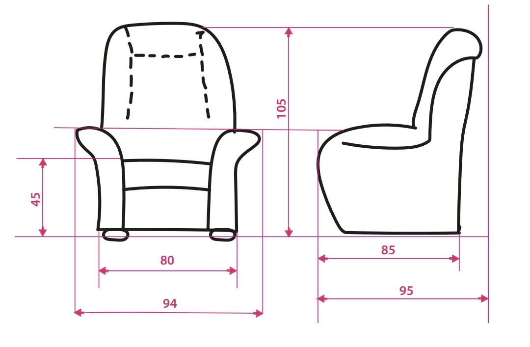 4+1 Sedačka s křeslem - 4