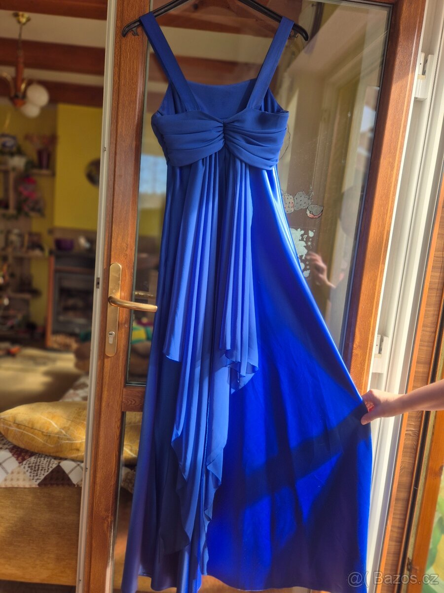 Plesové modré šaty - 4