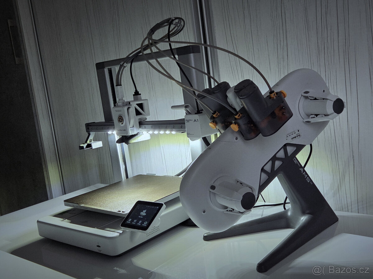 Bambu Lab A1 Combo (s AMS) + Sušička Eibos Easdry - TOP STAV - 4