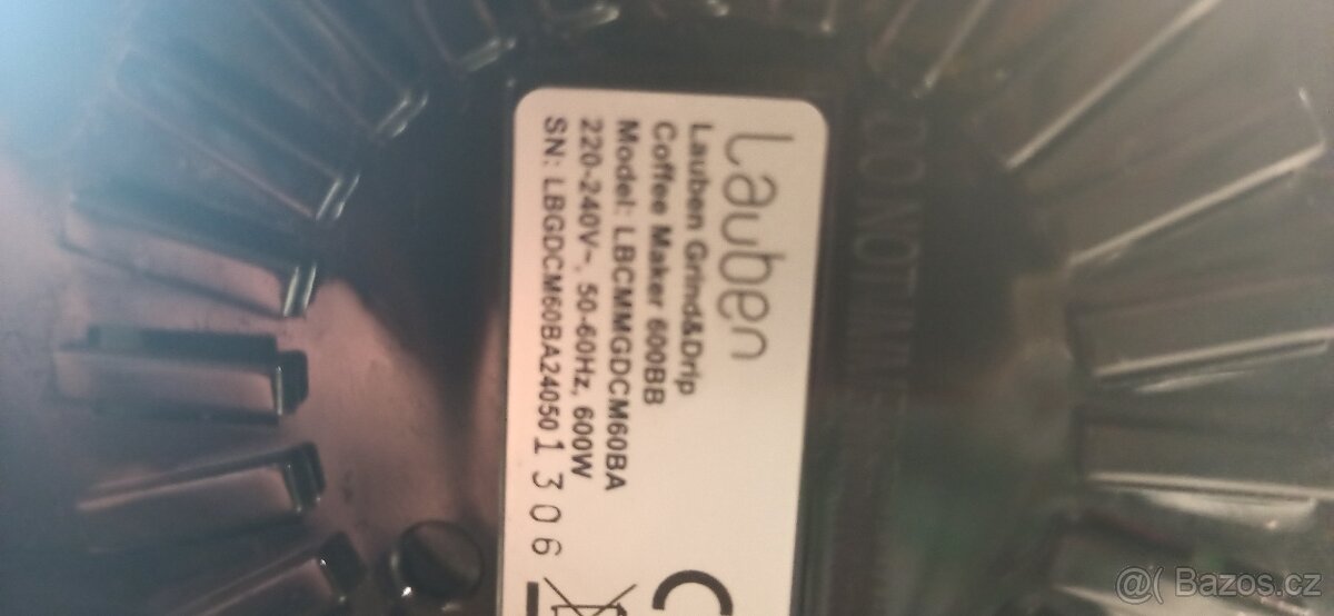 Kávovar Laubem grind&drop coffee maker 600bb - 4