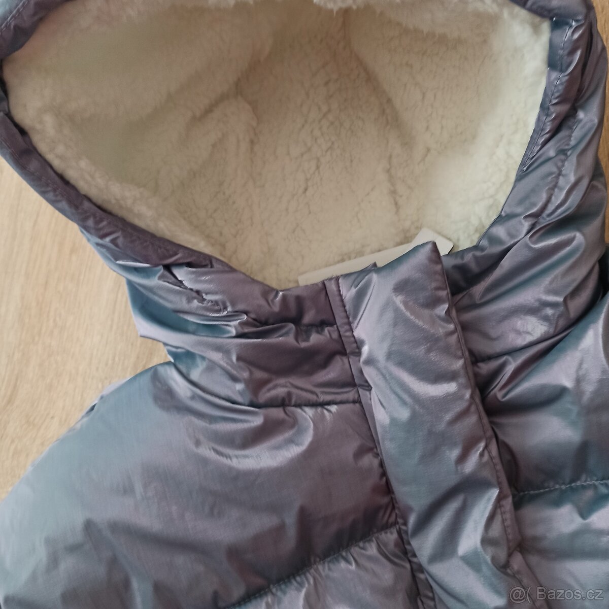 Dívčí zimní bunda-Nová-vel.140/146 - 4