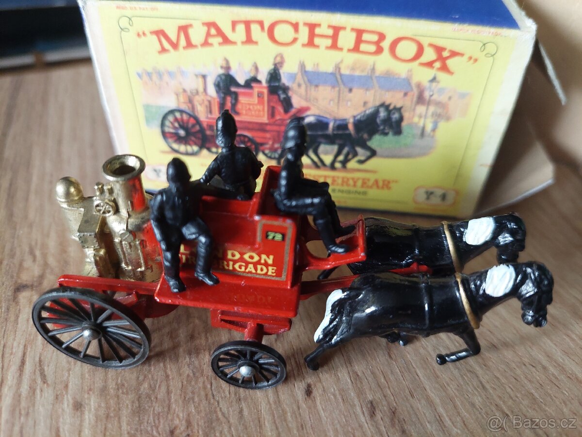 Matchbox yesteryear Y4Horse drawn fire engine - 4