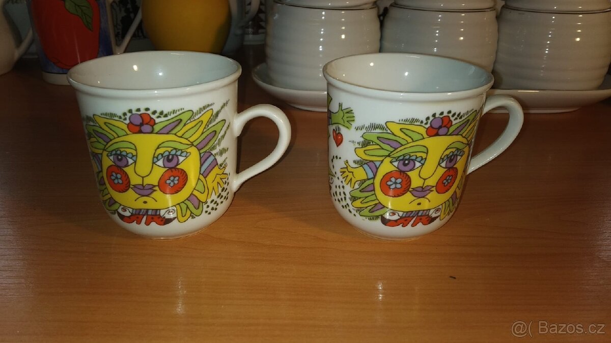 Sbírka porcelánových a keramickych hrníčků - 4