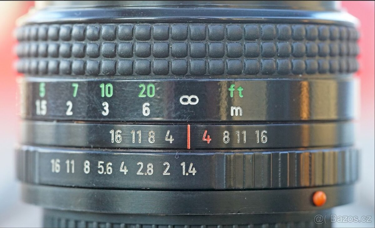 Carl Zeiss Prakticar 50/1.4 MC №18.898, bajonet Praktica B - 4