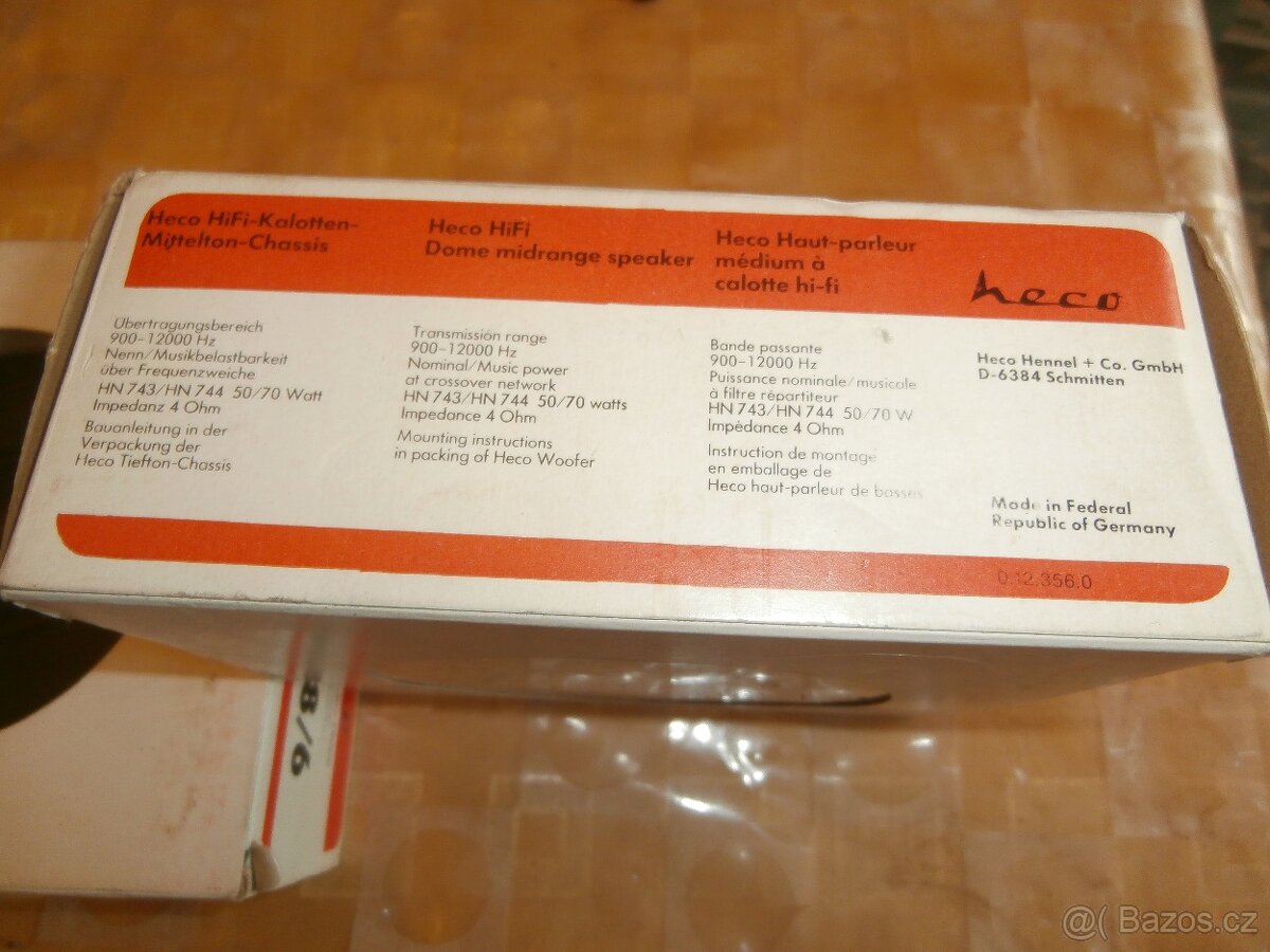 Středové repro HECO D-6384 - 4