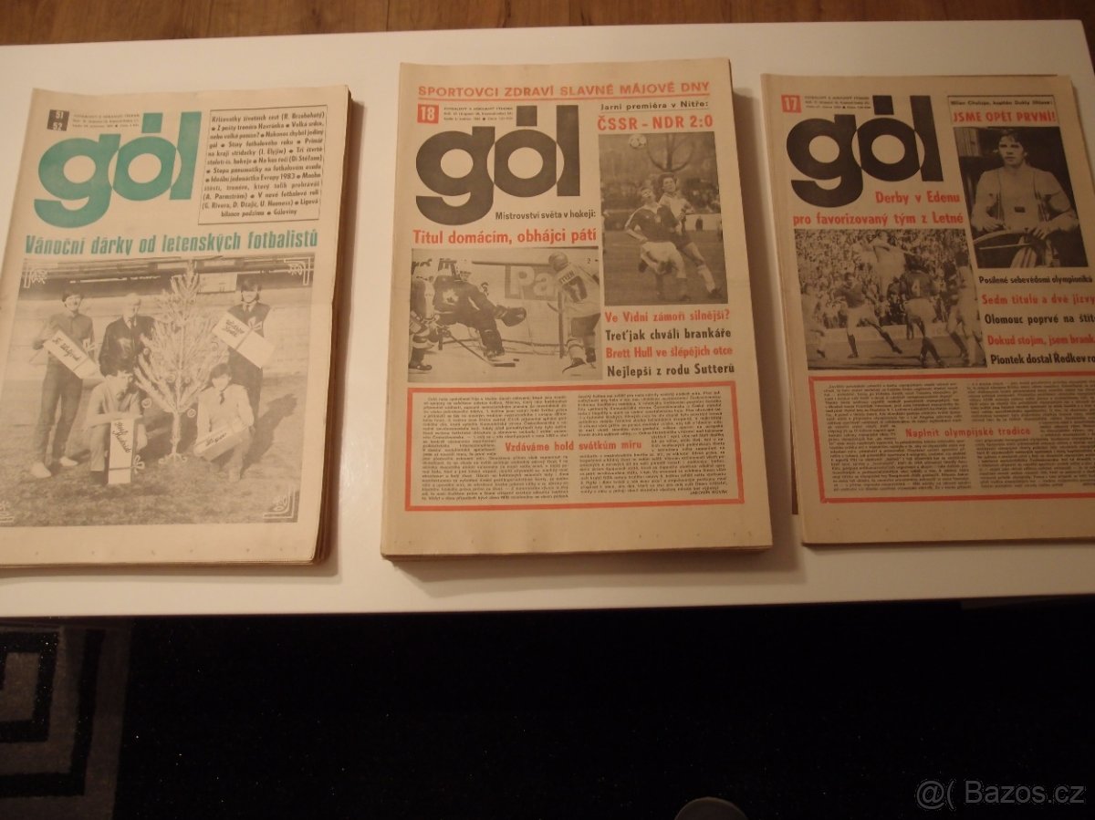 Časopis Stadion-Štart- Gól tydeník -Kopana-hokej-bruslení - 4