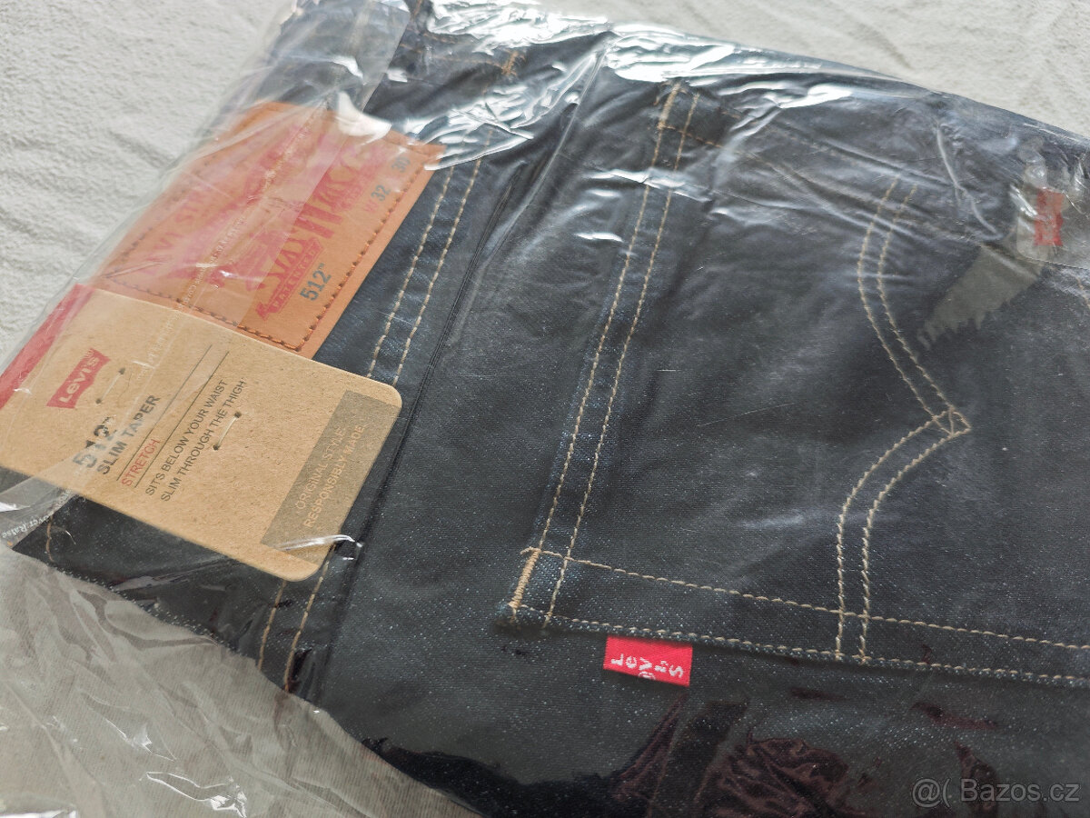 2x nové džíny Levi's 512 W32/L30 - 4