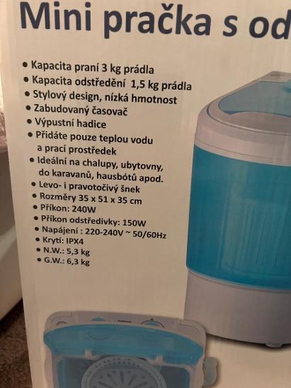 Mini pračka PROFESSOR MPZ 303 - 4