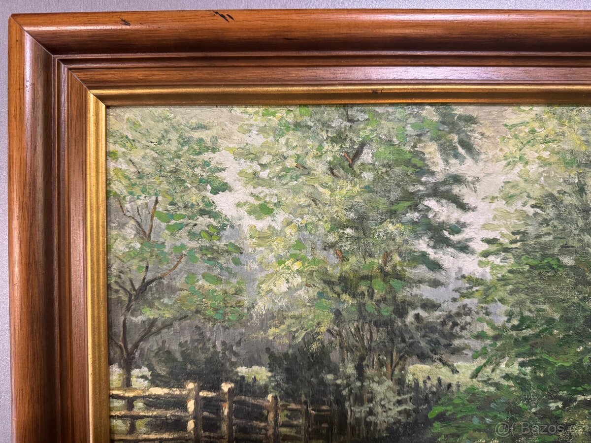 Obraz Krajina s pařezem/ - 4