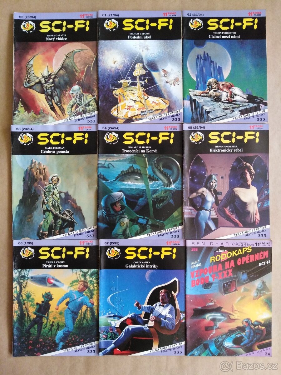 SCI-FI časopisy - cca 32 kusů - 4
