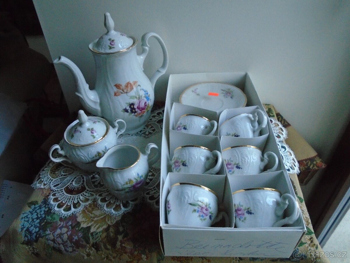 Kávová čajová souprava - likvidace. - 4