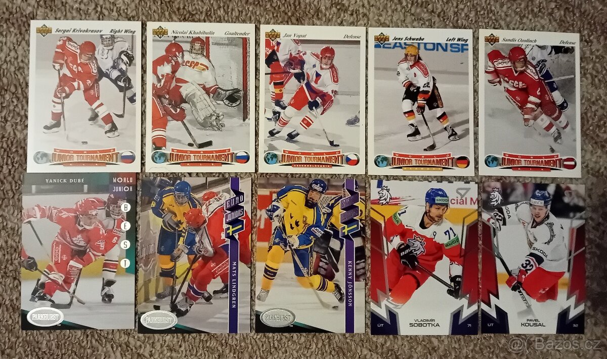 Hokejové karty, 1993-95 WJCH junioři - 4