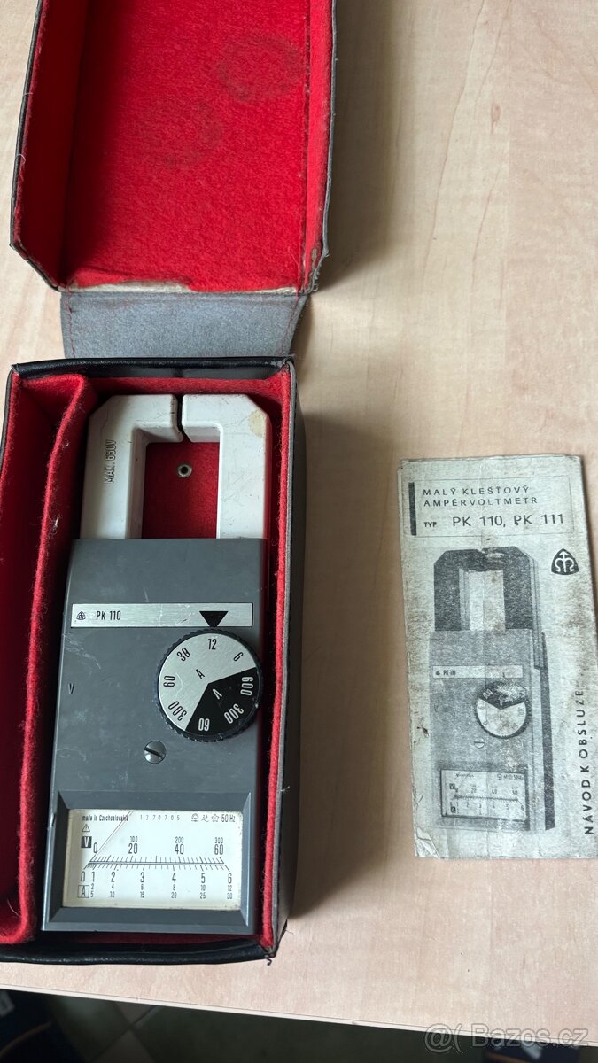 Kleštový ampérmetr PK110 - 4
