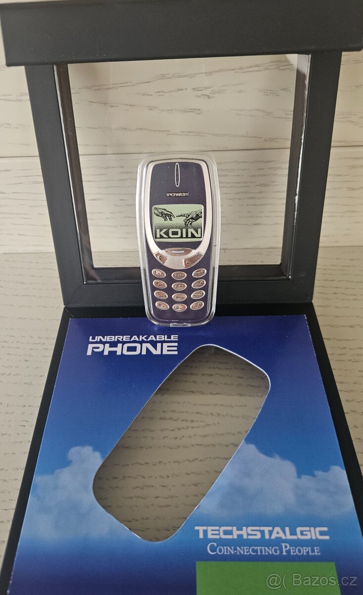 Strieborna minca- telefon Nokia 3310 - 4